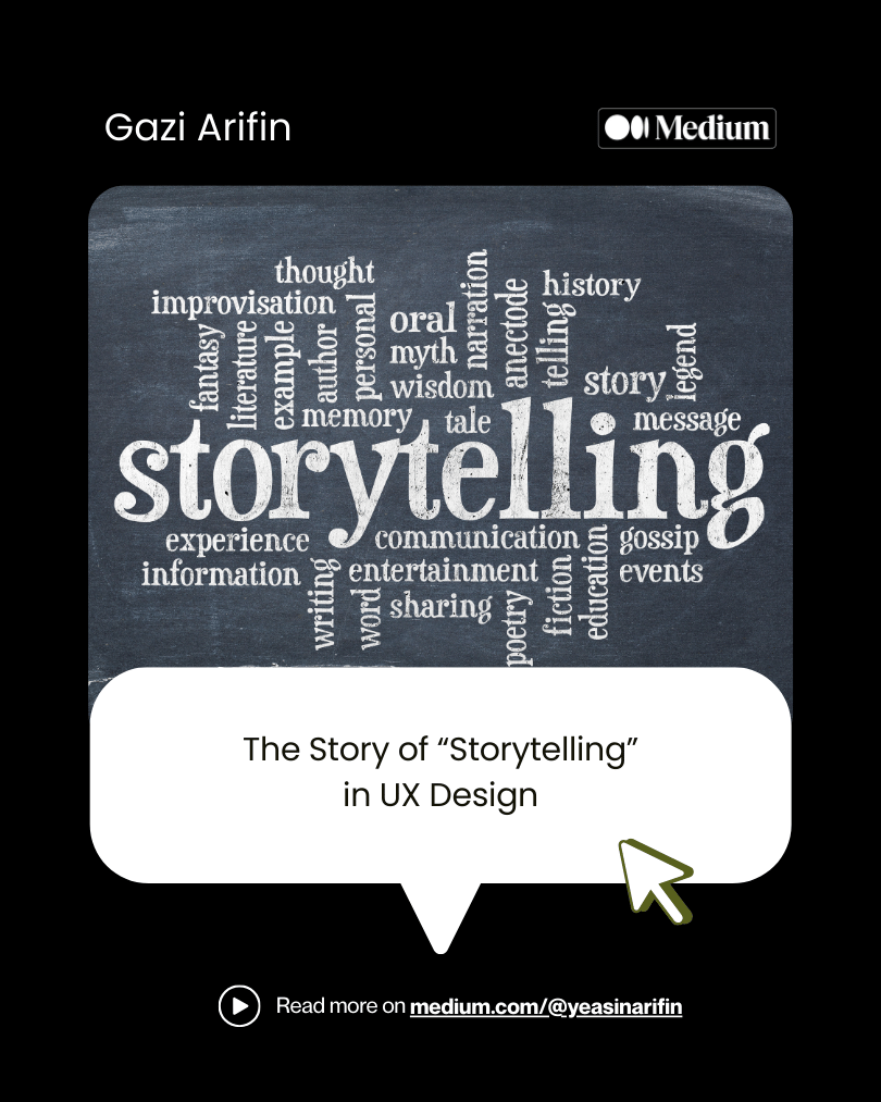The Story of Storytelling in UX Design cover